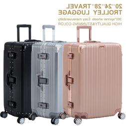 Travel Set With 4 Wheels Bag Trolley Case Carry On Suitcase