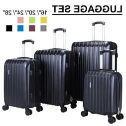 Set Bag Trolley Spinner Suitcase Abs W/lock 16"20"24"28"