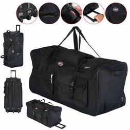Travel Duffle Suitcase Black New