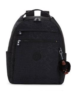 Kipling Micah Medium Laptop Backpack BLACK CROC Trolley Slee