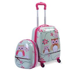 Set 16" Carry On Luggage With Spinner Wheels And 12" Backpac