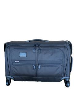 Tumi Alpha 2 Garment Bag 4 Wheeled Carry On Suitcase Black $