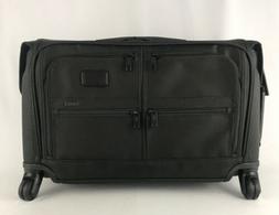 TUMI ALPHA 2 Garment Bag 4 Wheeled Spinner Carry-On Black 22