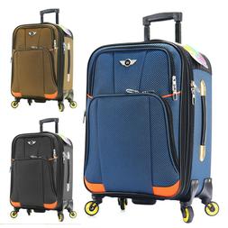 carry on luggage 22x14x9 travel lightweight rolling