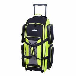 Bag 32" 7 Pocket Bright Neon On Black Skate Wheels Camp Spor