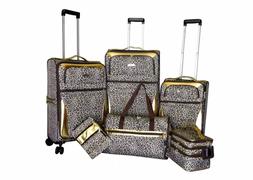 Set Handbag Suitcase Wheels Travel