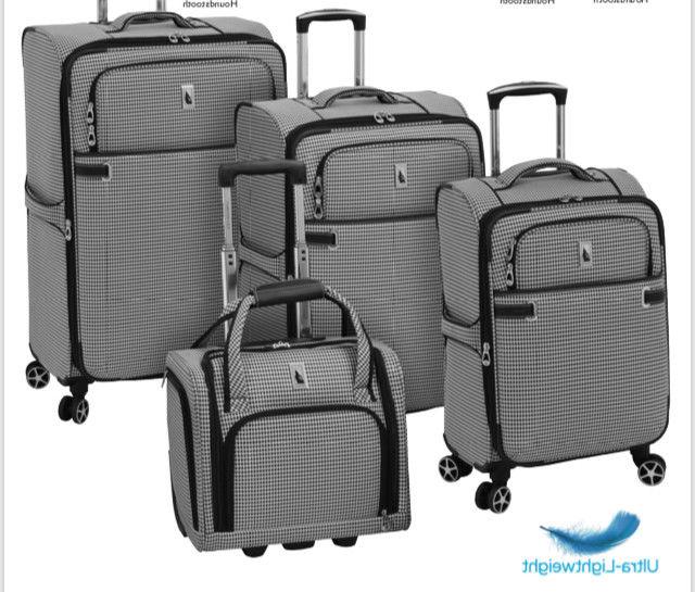 NEW LONDON FOG ABBEY 4PC LIGHTWEIGHT LUGGAGE SET