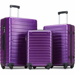 Sets 3 Piece Hardside Spinner Light Weight  20" 24" 28"