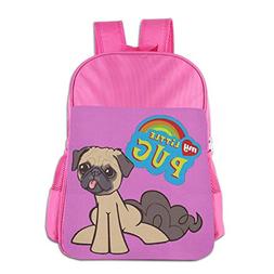 My Little Pug Children's Bags School Backpack Bookbag Studen