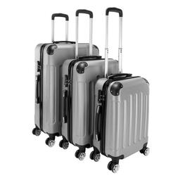 Travel Bag Abs Trolley Hard Shell Suitcase W/tsa Lock