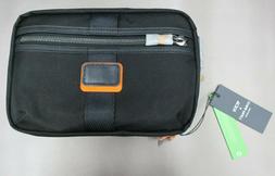 TUMI Reno Alpha Bravo Travel Kit-NWT Black Orange Chris Prat