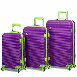Set 4 Wheel Travel Set Spinner Traveling Suitcase Set