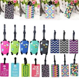 Mark Colorful Words Travel Id Luggage