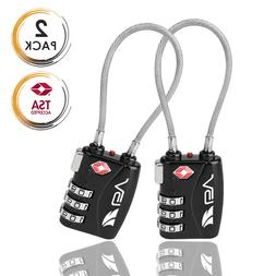 Bag 3 Digit Combination Resettable New Tl02-pair Bk